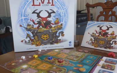 Bag building, area control, the board game – An Evil Corp. Review